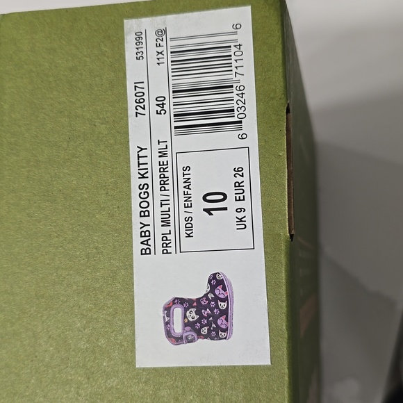 Bogs Boots Kitty Purple Size 10 Adjustable, Waterproof, Warm and Cute - Picture 9 of 10
